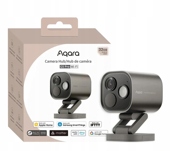 Aqara Smart Home Hub (Riadiaca jednotka) s Kamerou G5 Pro WiFi, tmavo…
