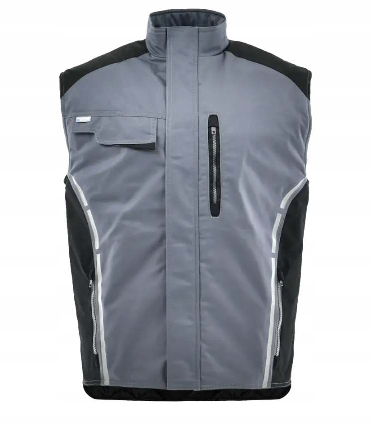 Bezrękawnik, Kamizelka Ocieplana Standard Winter Sara szara r. XL