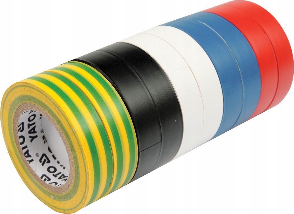 

Taśmy izolacyjne 19mmx20mx0,13mm mix kolor 10szt
