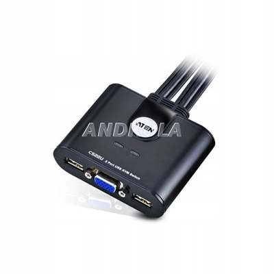 Switch przełącznik KVM 2 porty VGA/USB Aten CS22U Kod producenta CS22U-A7