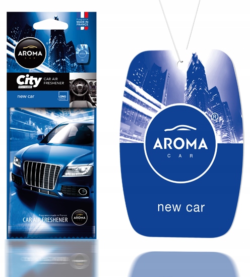 ZAPACH SAMOCHODOWY ZAWIESZKA AROMA CARD NEW CAR
