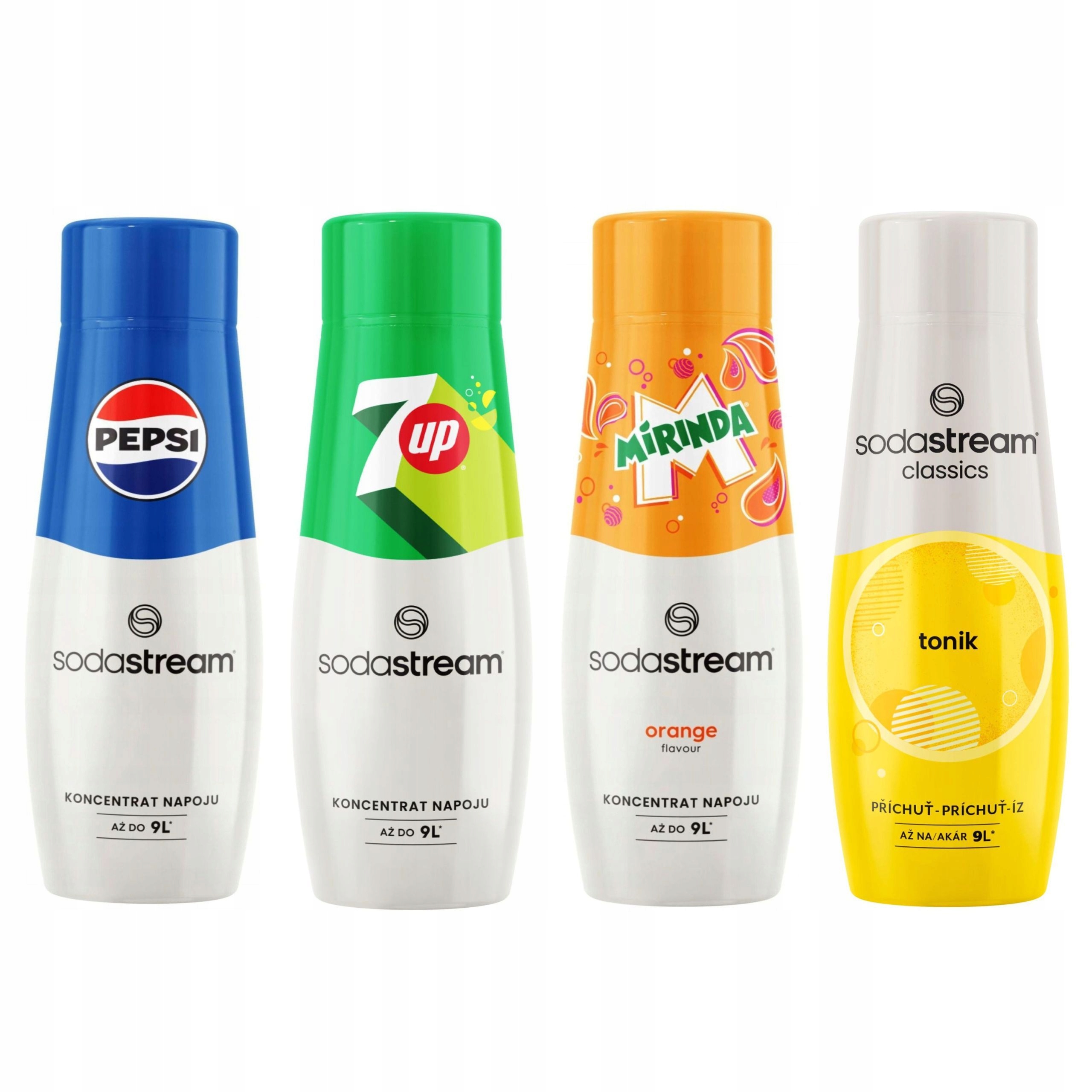 Levně Sirupový koncentrát do saturátoru SodaStream Pepsi 7UP Mirinda Tonic