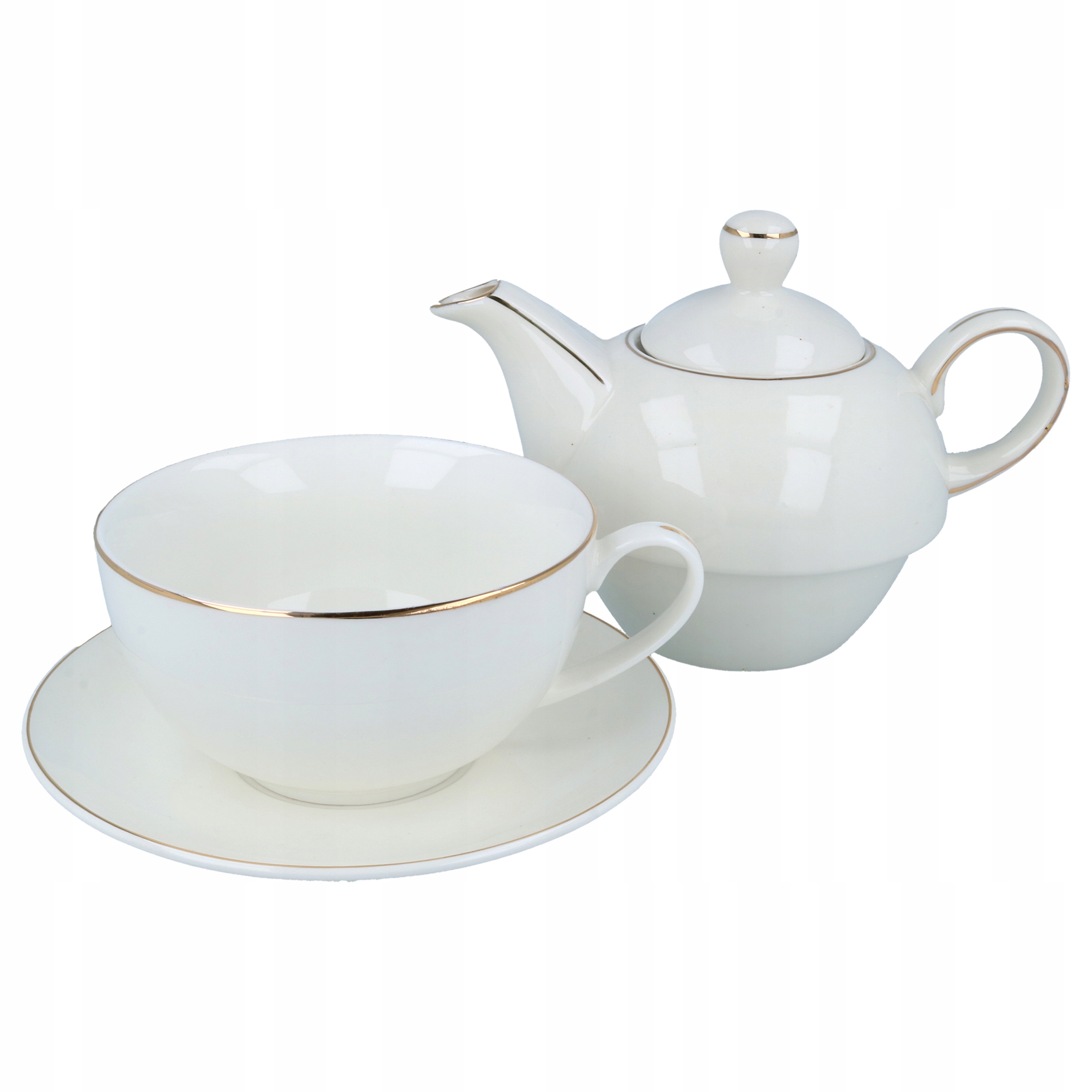 Czajniczek dzbanek Filiżanka Tea for one Biały EAN (GTIN) 8001544142937