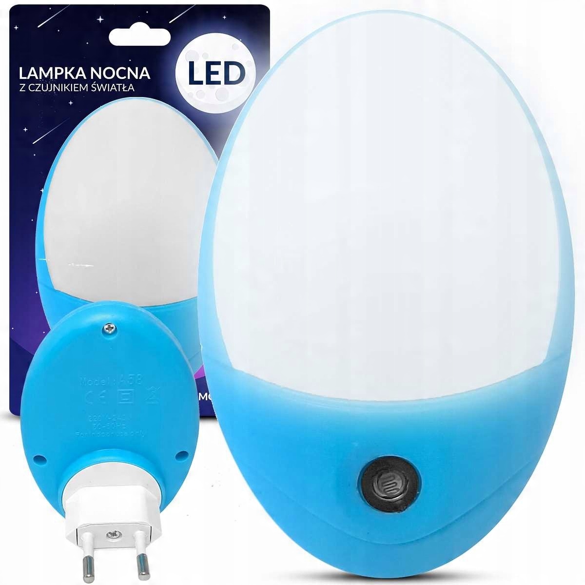 

Lampka Nocna Led Do Kontaktu Czujnik Zmierzchu