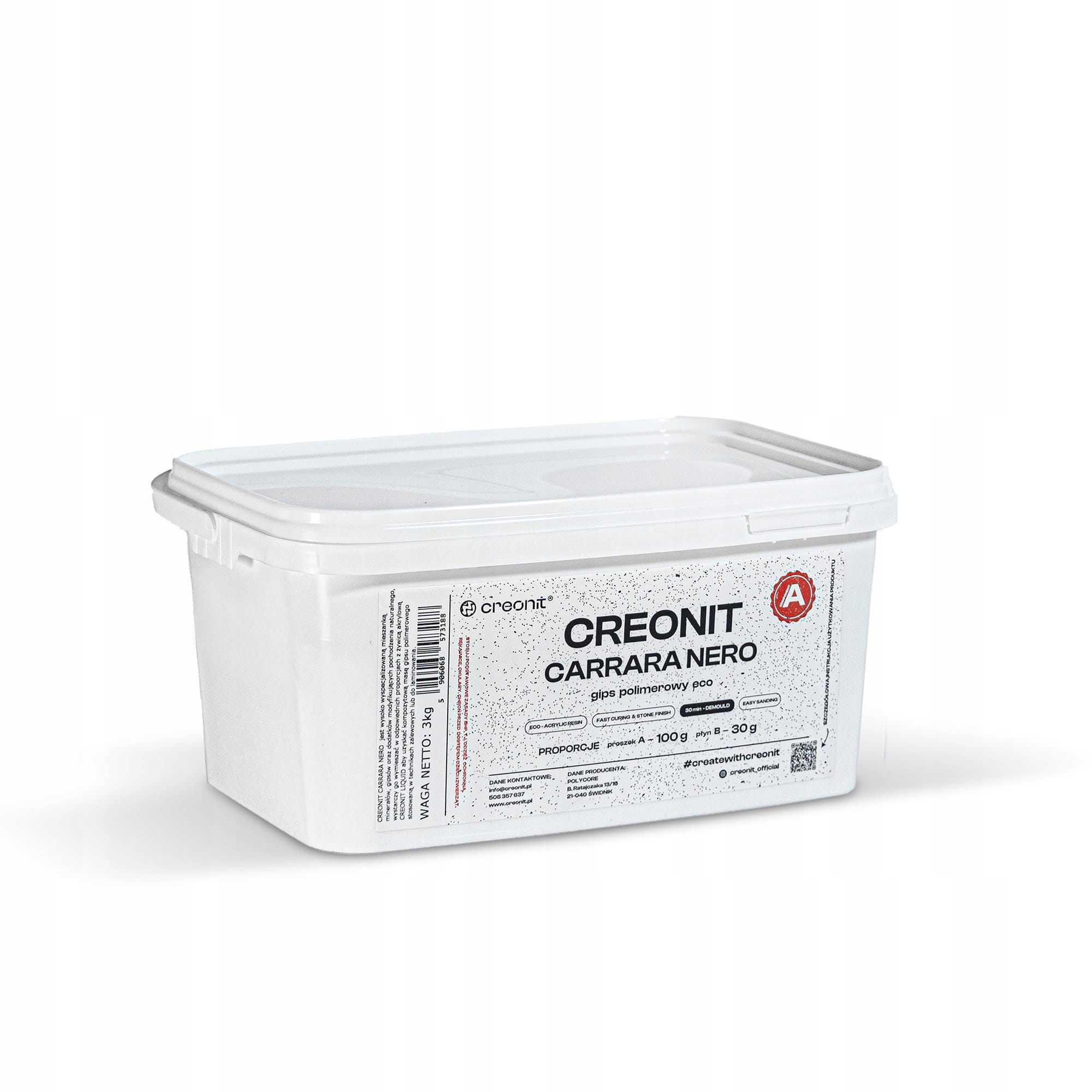 Creonit Carrara Nero (součást A pro systém Carrara Nero) 3,0kg