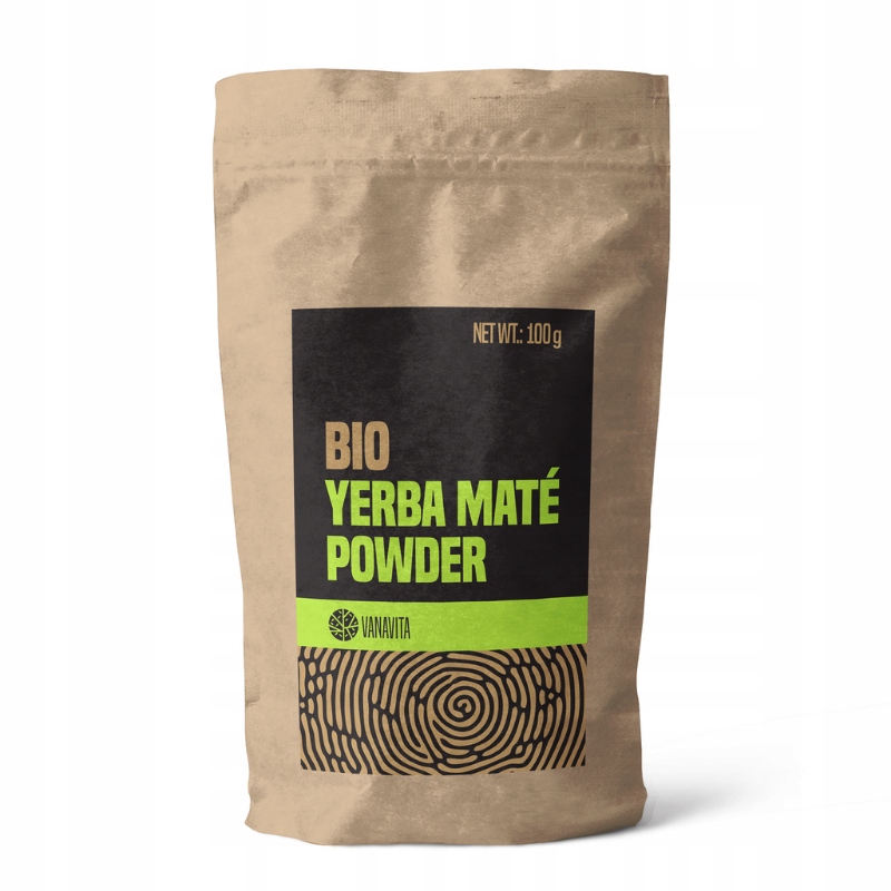 Levně Bio Yerba Mate V Prášku Superfood Pro Energii A Zdraví VanaVita 100 g