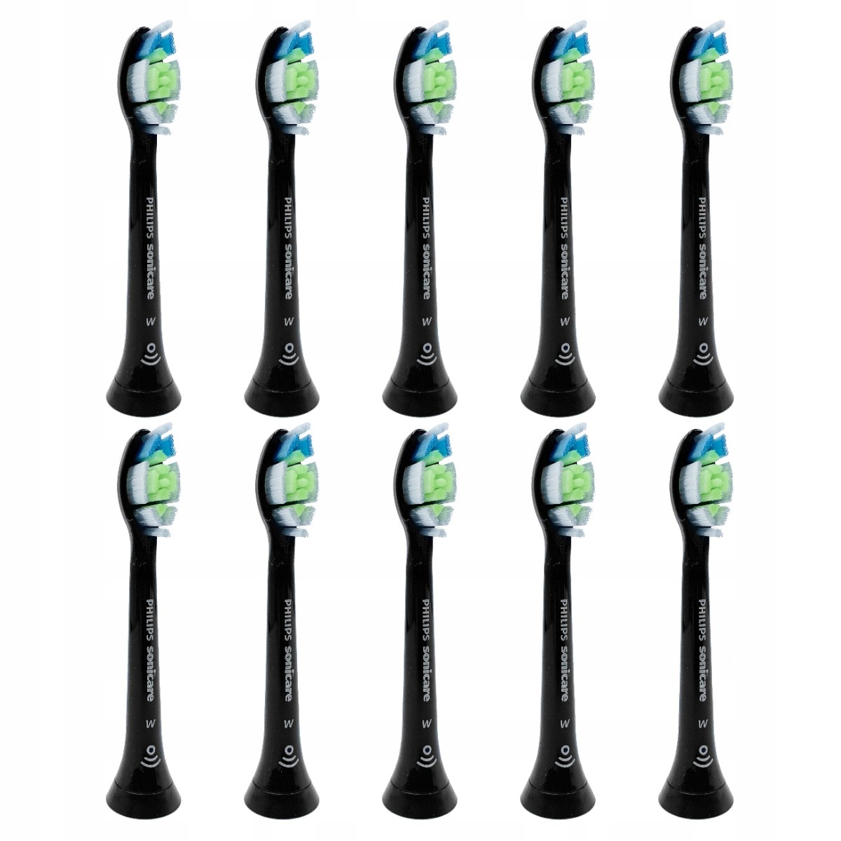 10x Końcówka Szczoteczki Elektrycznej Philips Diamond Clean Black HX6064/11