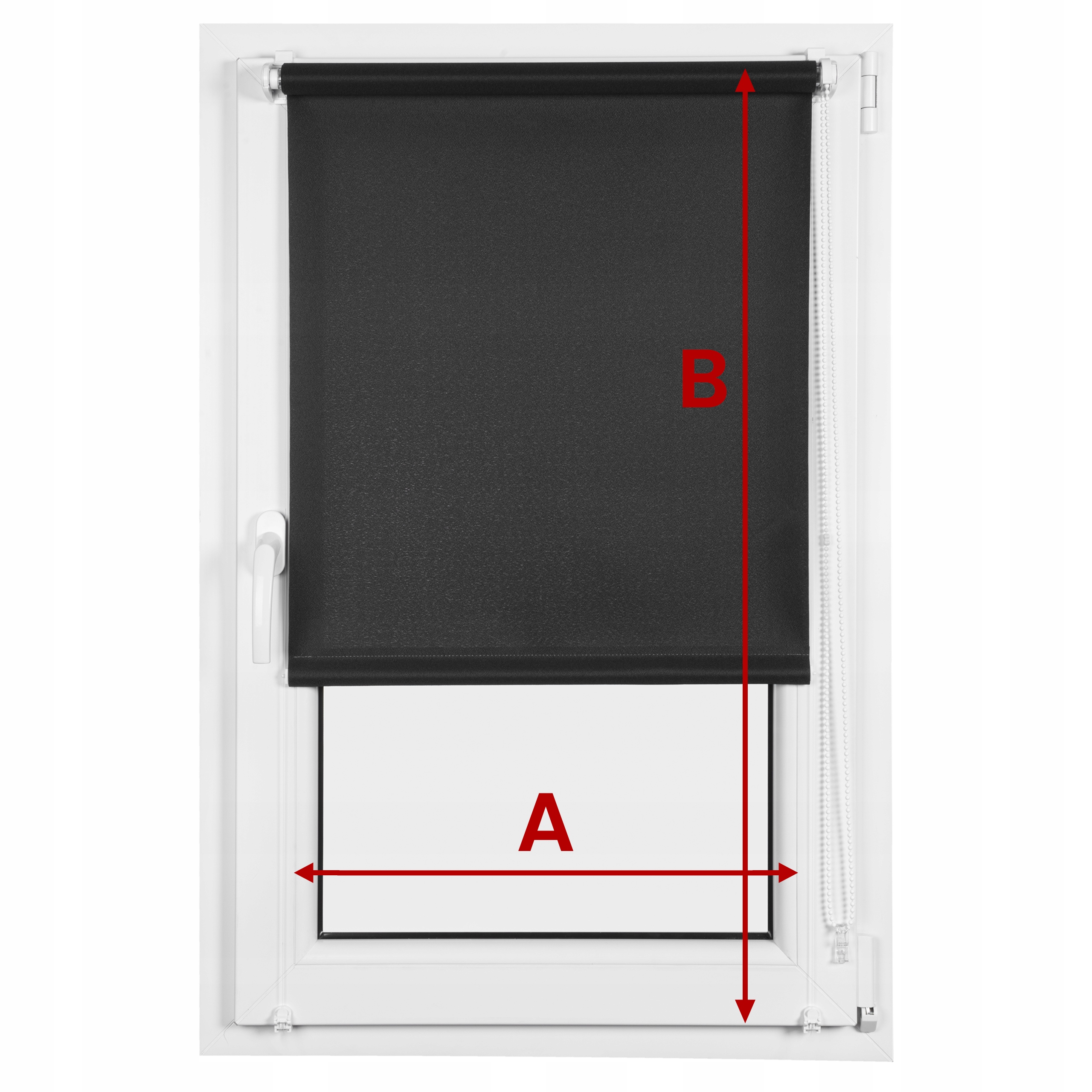 ROLETA ZACIEMNIAJĄCA 90X150 CM LECH WEWNĘTRZNA Z PROWADNICAMI NA WYMIAR Marka Promat
