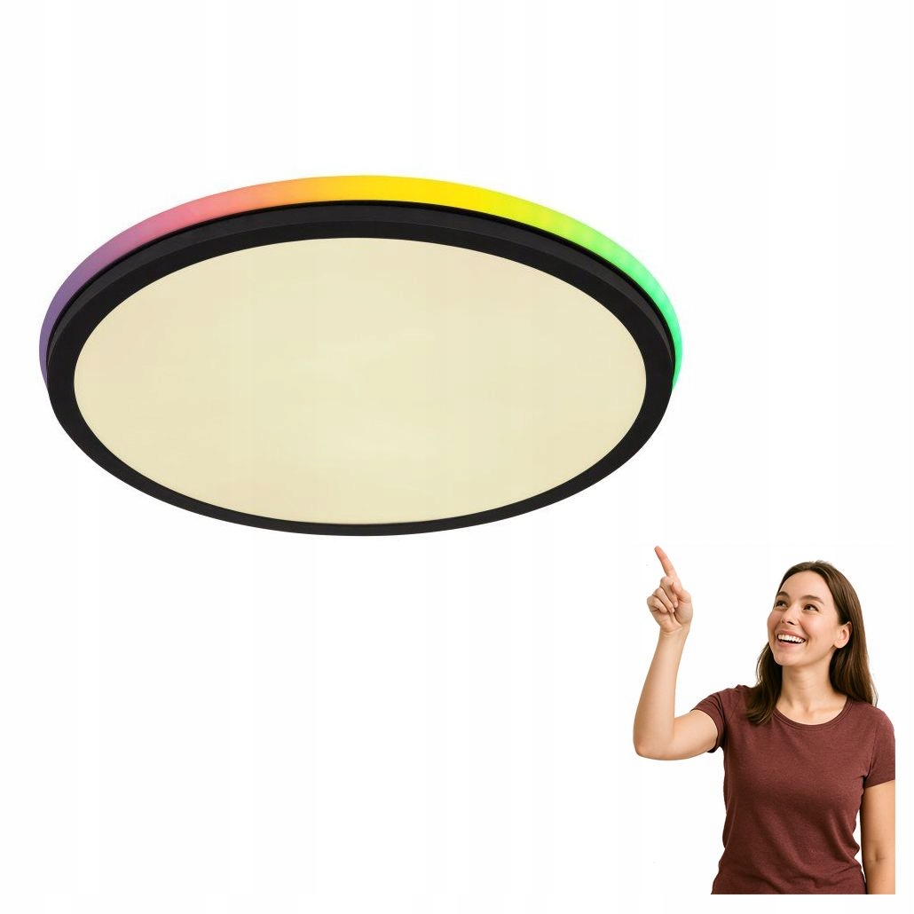 Stropné Svietidlo Led 40W Rgb Cct Jaxxi 41391-40R Globo