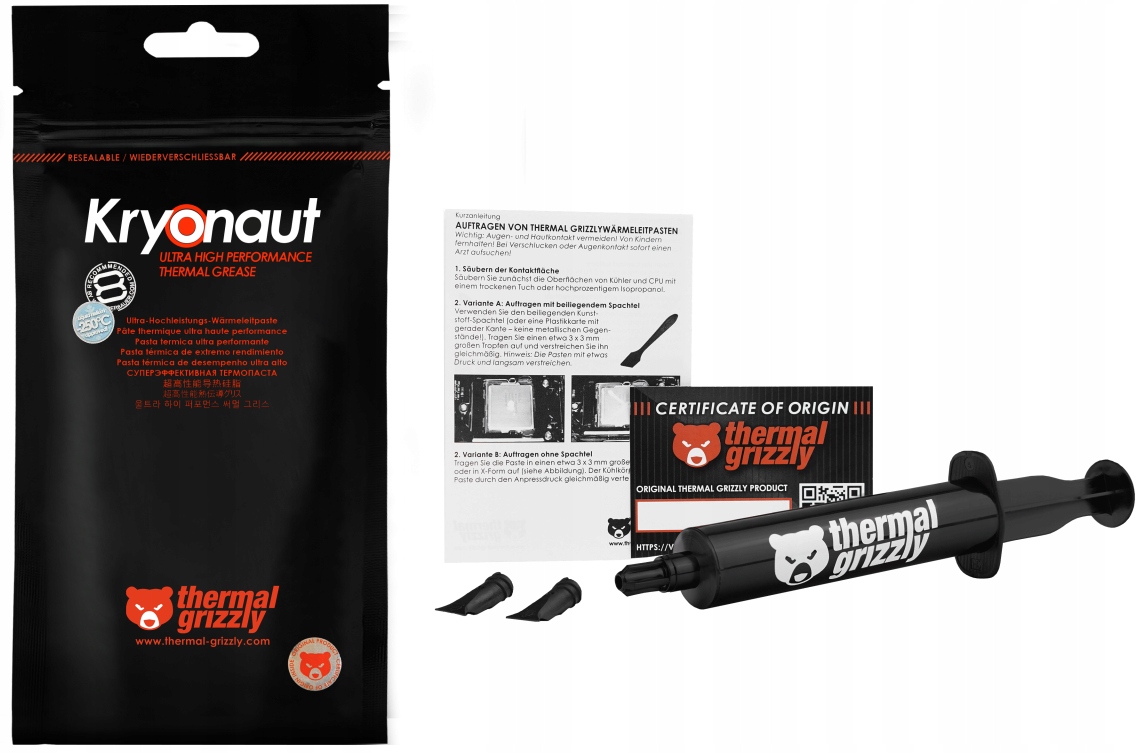 Thermal Grizzly Kryonaut 37 g 10 ml teplovodivá pasta pre procesor