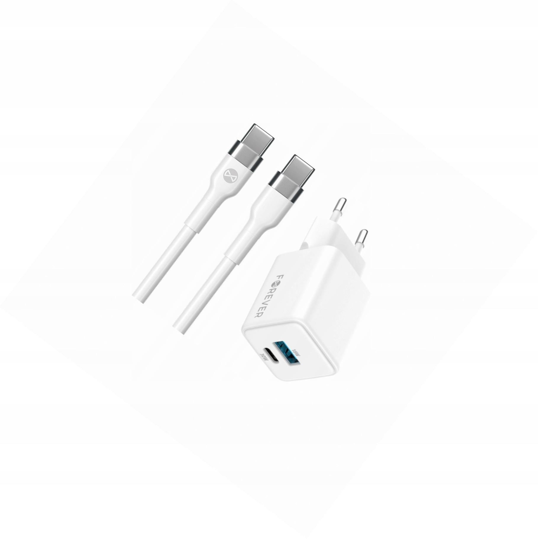 Szybka ładowarka GaN 30W długim z kablem 2m do Samsung Galaxy S21 Fe 5G