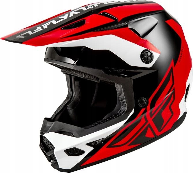 Off-roadová prilba Fly Racing Kinetic Crest farba biela/čierna Fly Fly 73-86752X