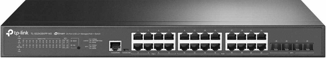 Prepínač TP-Link TL-SG3428XPP-M2