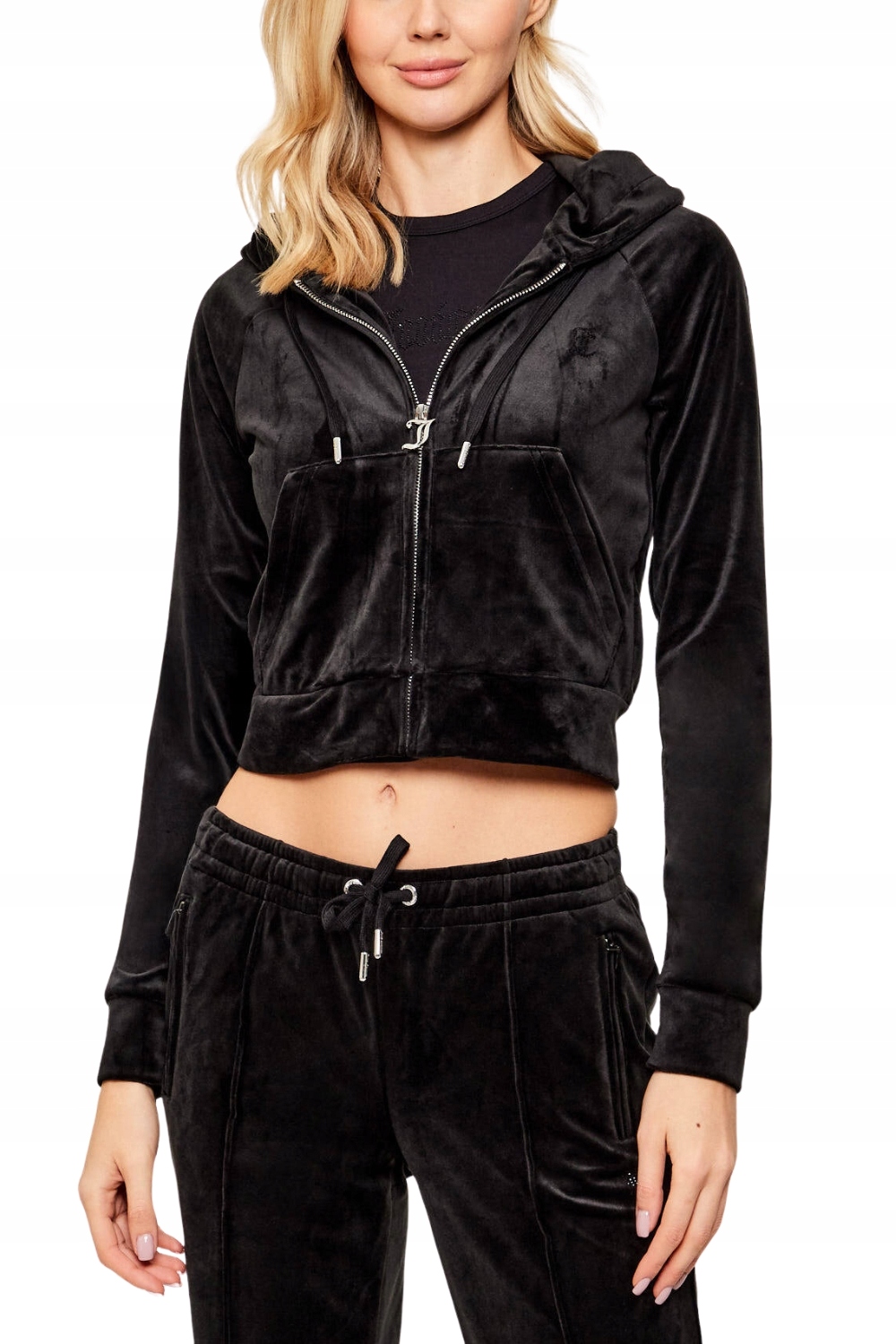 Juicy Couture Černá mikina Madison Outline S