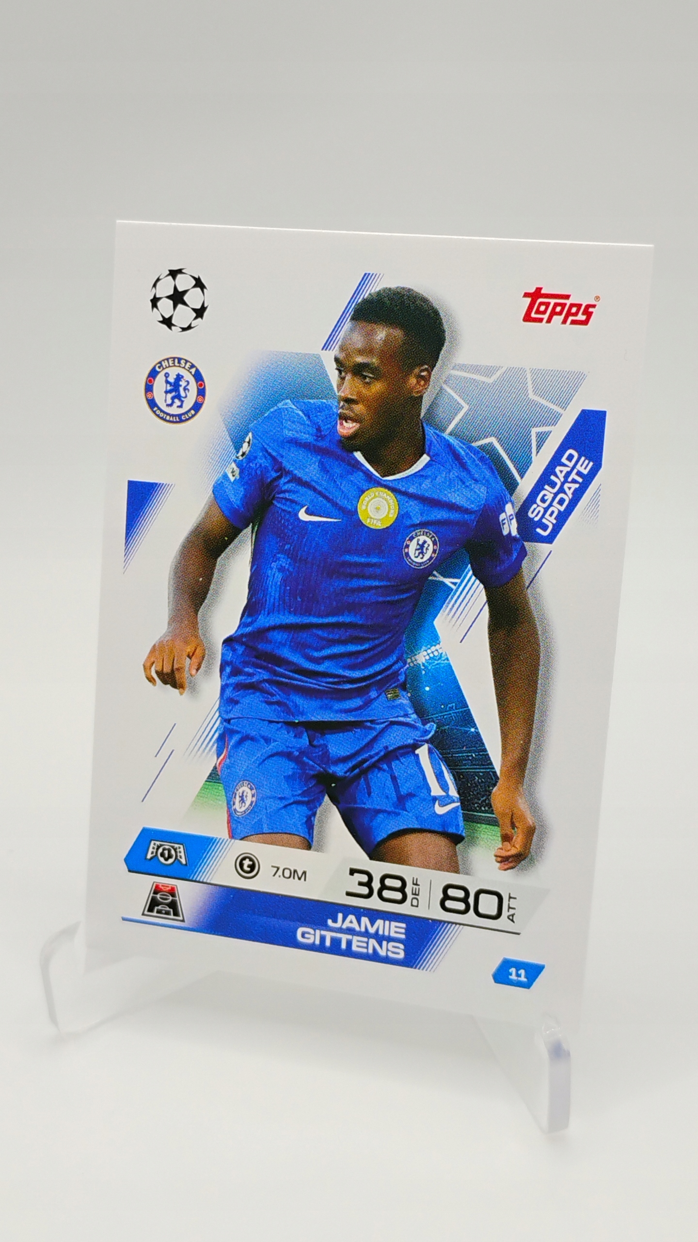 Topps Match Attax Extra 2025-2026 Squad Update 11 Jamie Gittens Chelsea