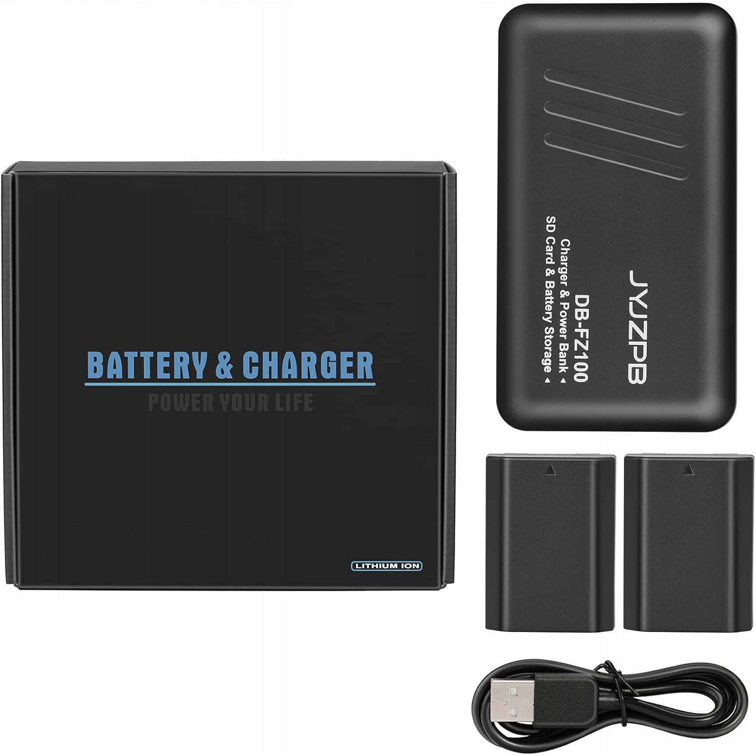 JYJZPB NP-FZ100 Zestaw 2 akumulatorów i ładowarki do akumulatorów A7iii EAN (GTIN) 753534078464