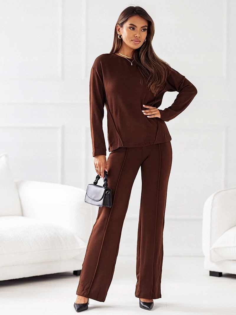 Souprava: Blůza A Kalhoty VE74 Čokoláda M (38)