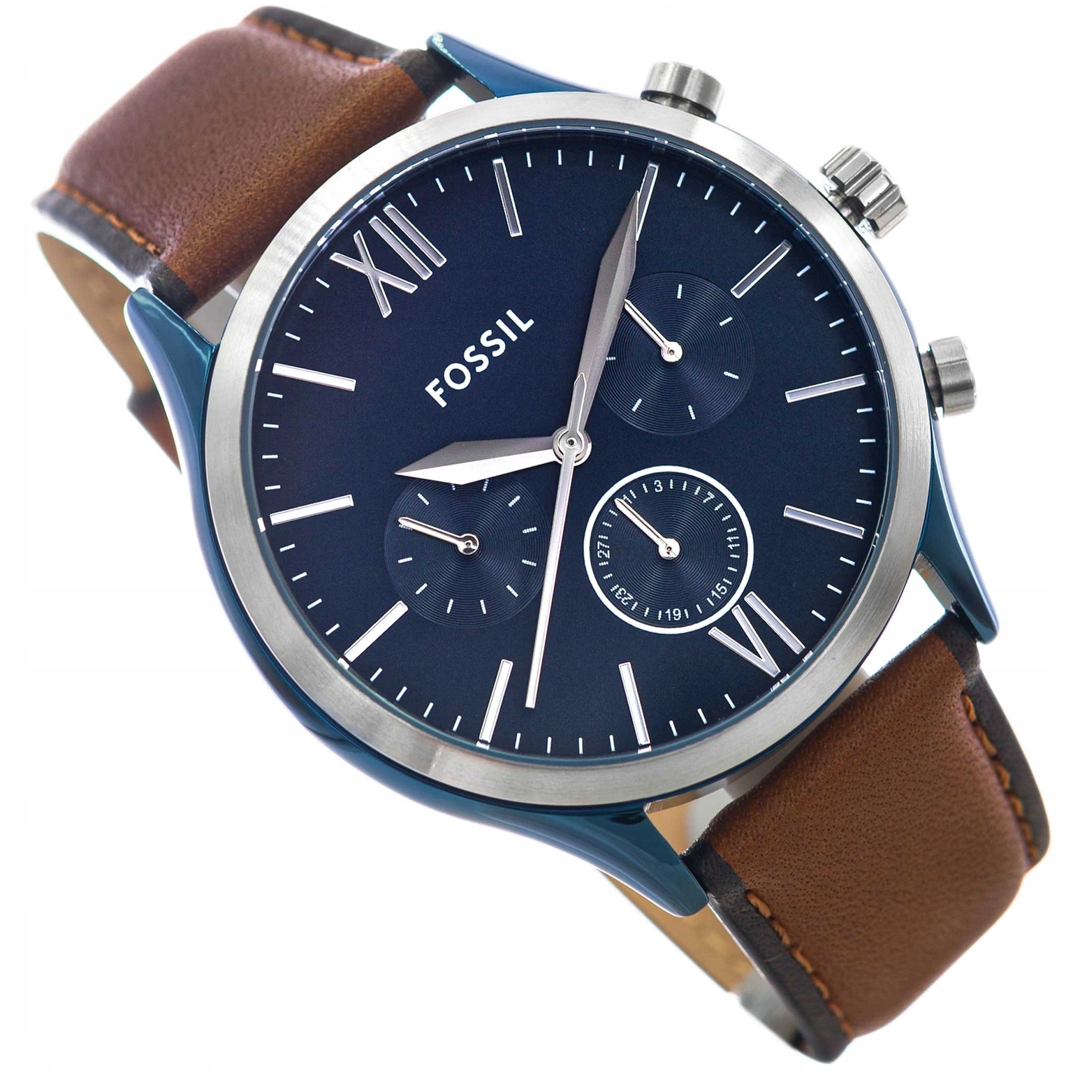 Pánské Hodinky Fossil BQ2402 Fenmore Hnědé S Páskem K Obleku