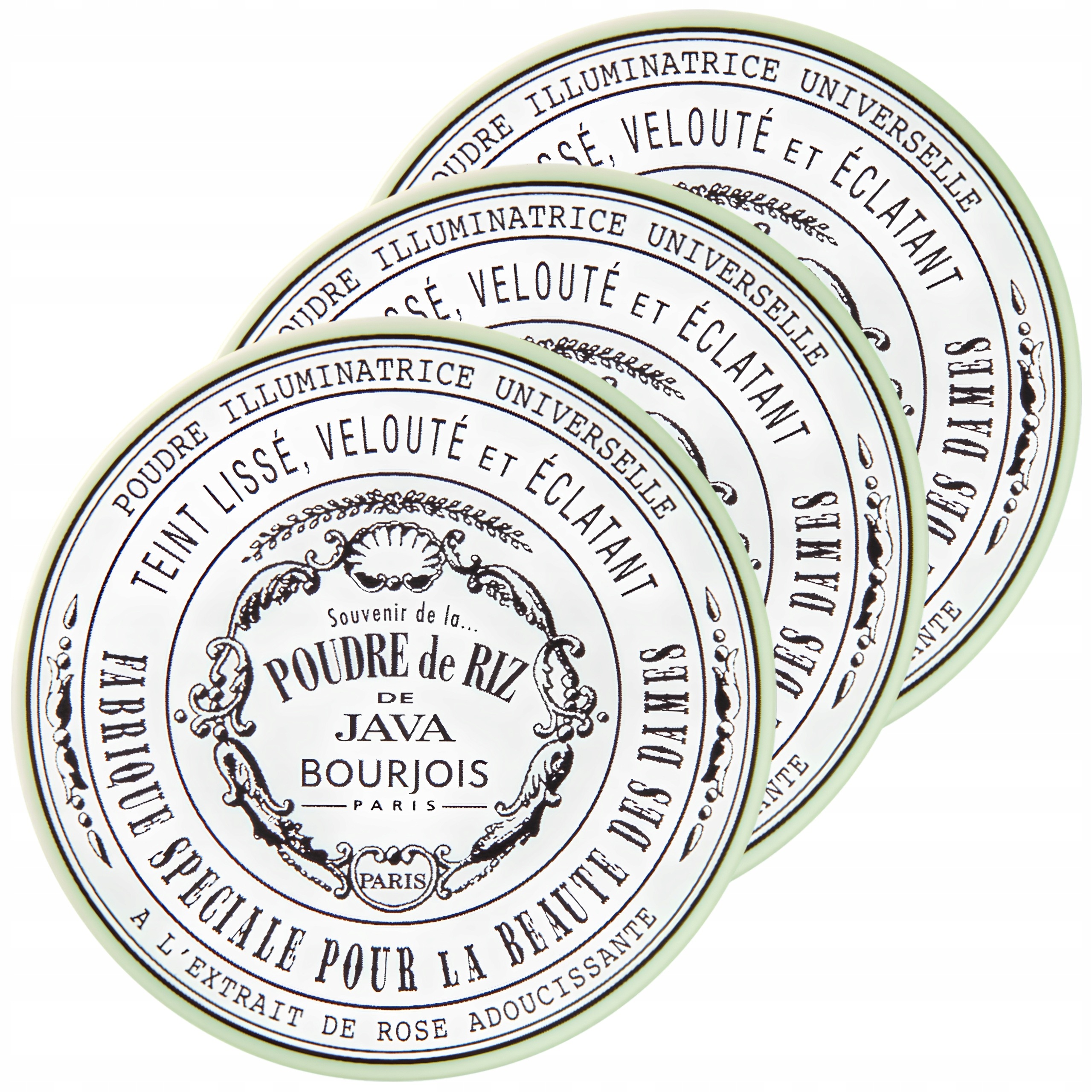 3 x Bourjois Puder Sypki Riz De Java