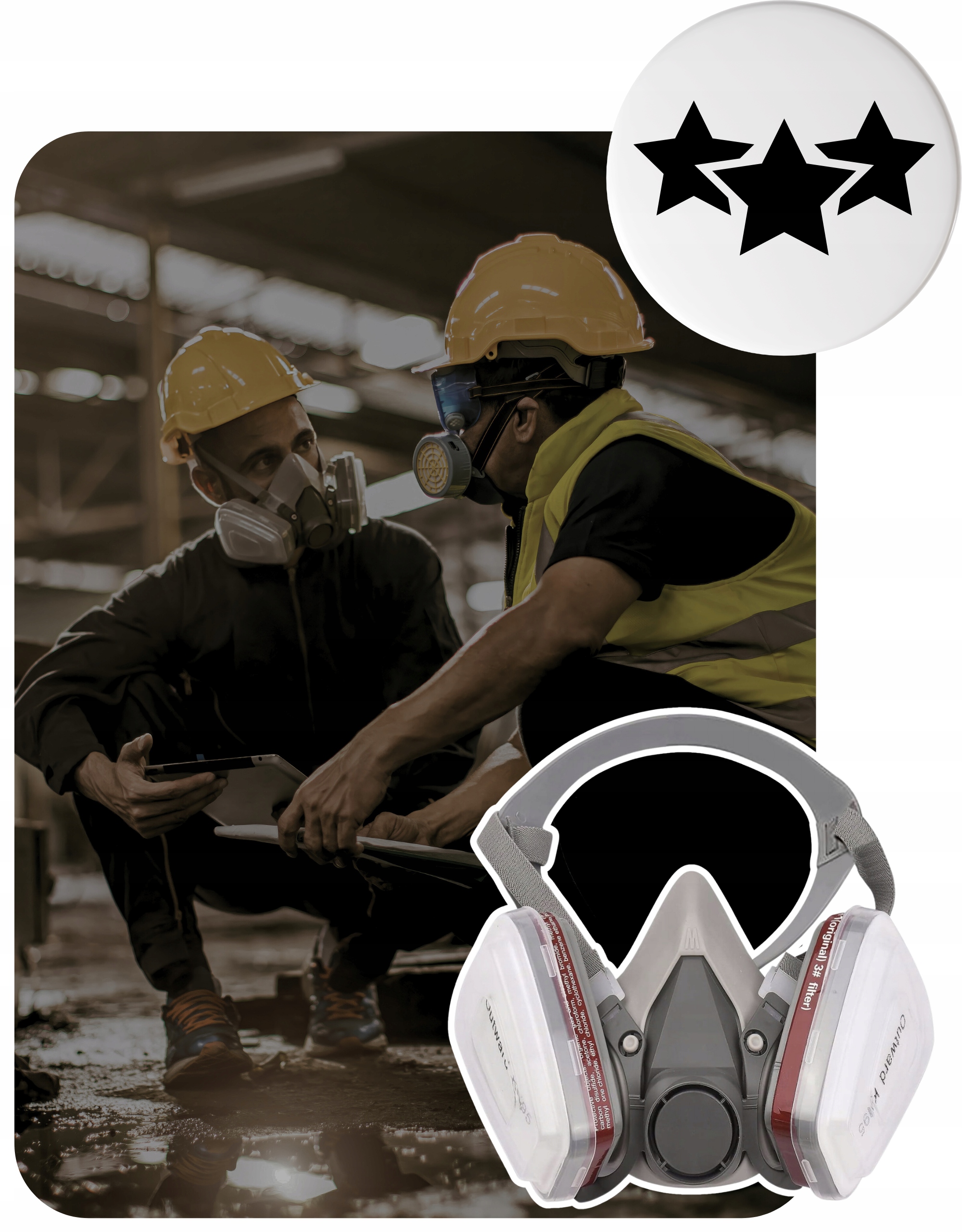 MASKA LAKIERNICZA PÓŁMASKA OCHRONNA PRZECIWPYŁOWA ZESTAW FILTRY WKŁADY EAN (GTIN) 5907312853223