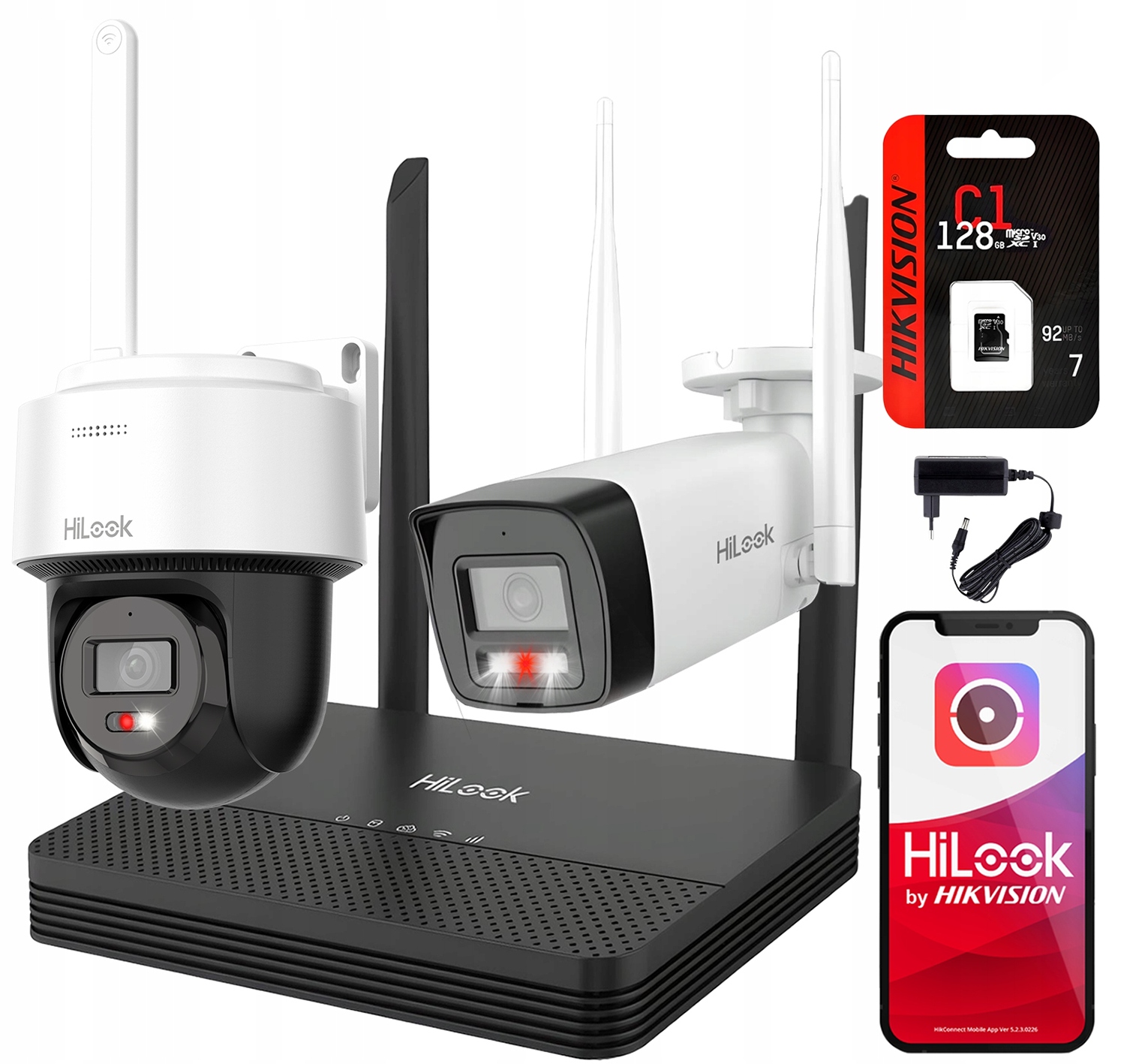 Sada pro monitorování WiFi 4MPx EasyLink WIFIKIT-BP4-4CH 128GB karta