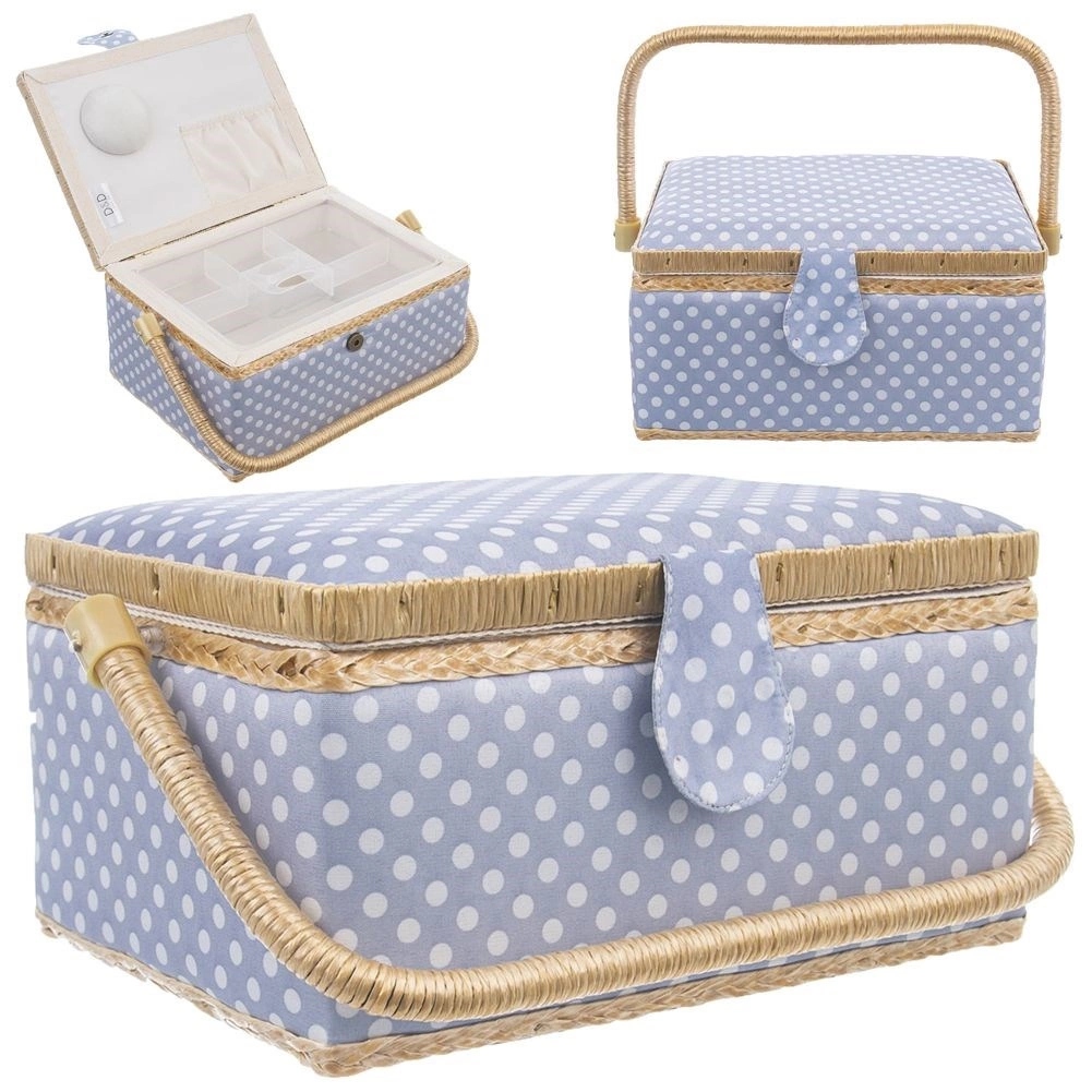 Nitovačka Organizér na nitě Špendlíky, Knoflíky Modrá Orion 30 x 23 x 16 cm