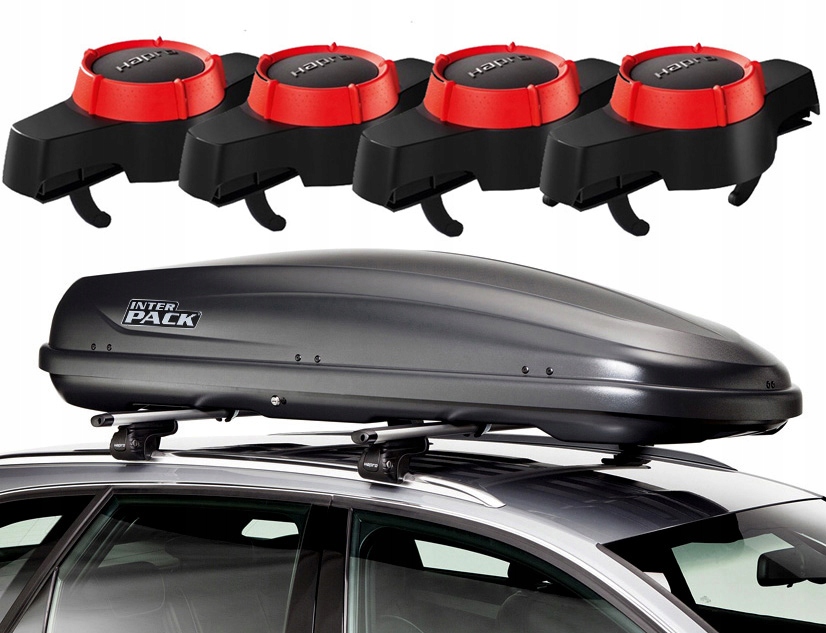 Чемодан коробка крыша бокс Inter Pack Traxer 5.6 черный