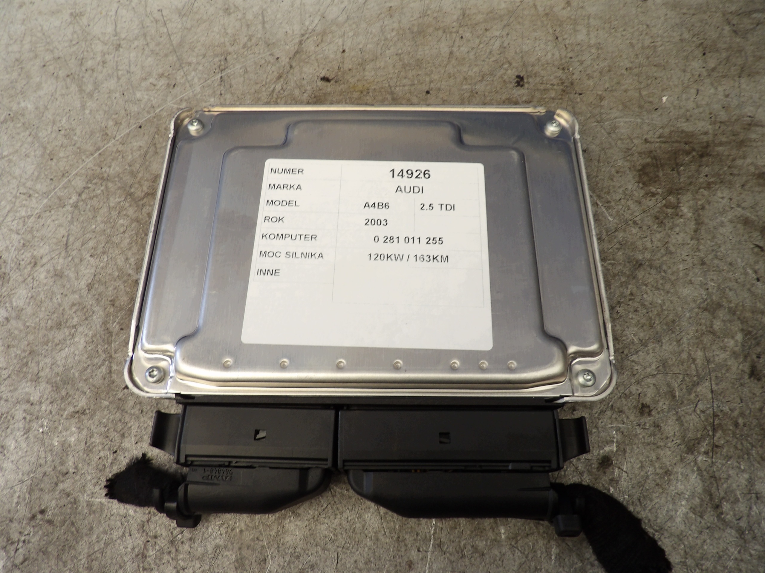 Audi A4 B6 2,5 tdi computer