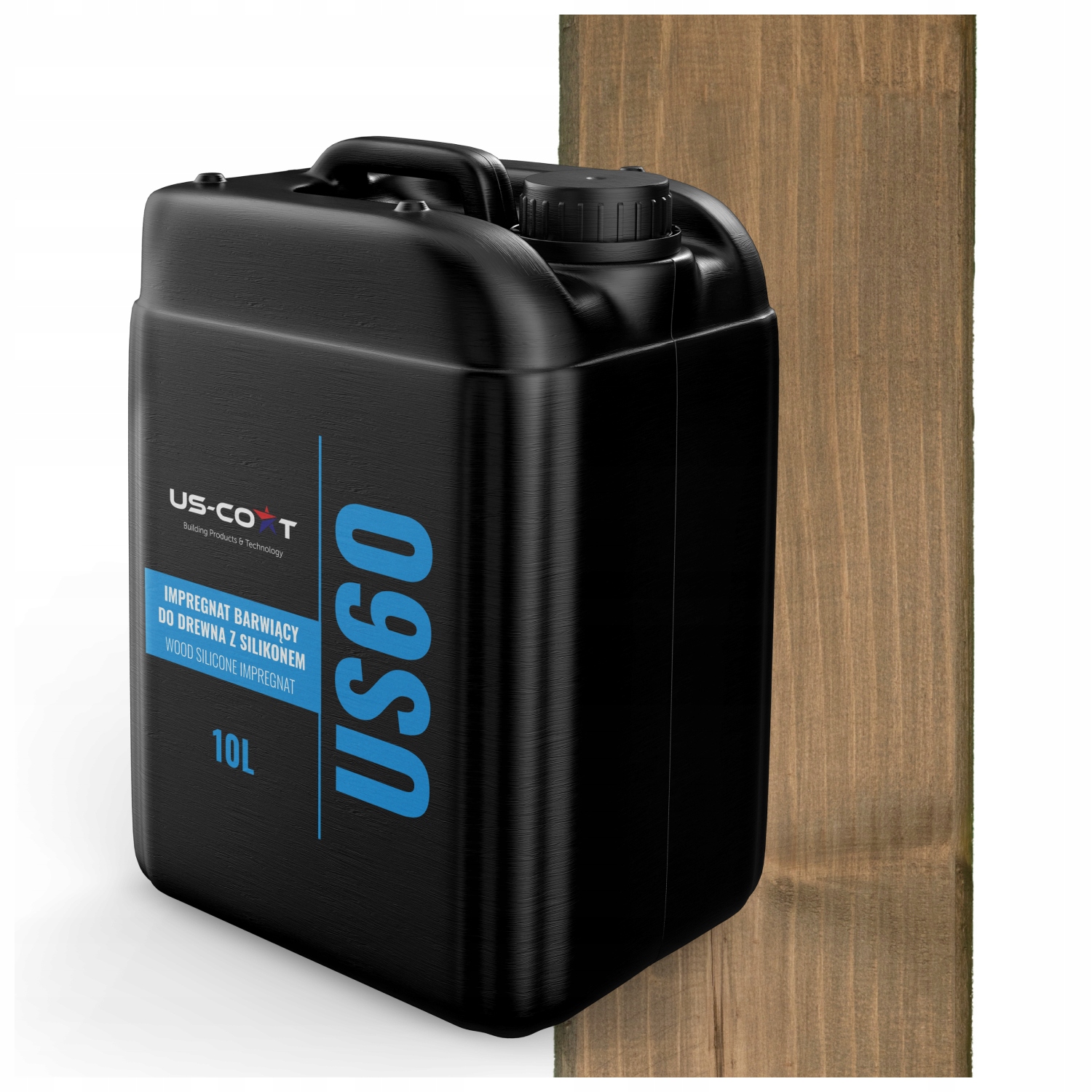 Barvící Impregnát Na Dřevo Se Silikonem 2v1 Altán Barva Hnědá W Šedá 10L