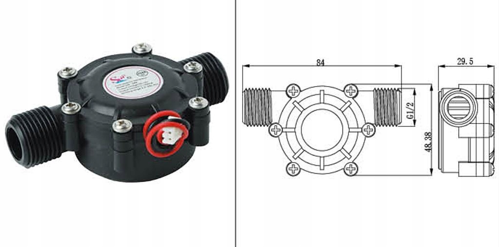 DC 12 Generator Micro-hydro turbina wodna Marka Inna
