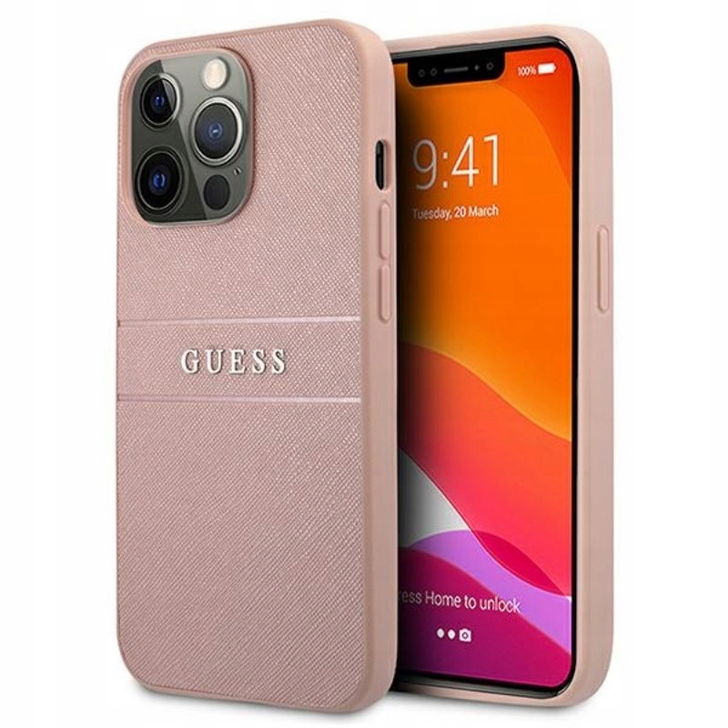 Guess – Pouzdro pro iPhone 13 Pro Max (růžové)