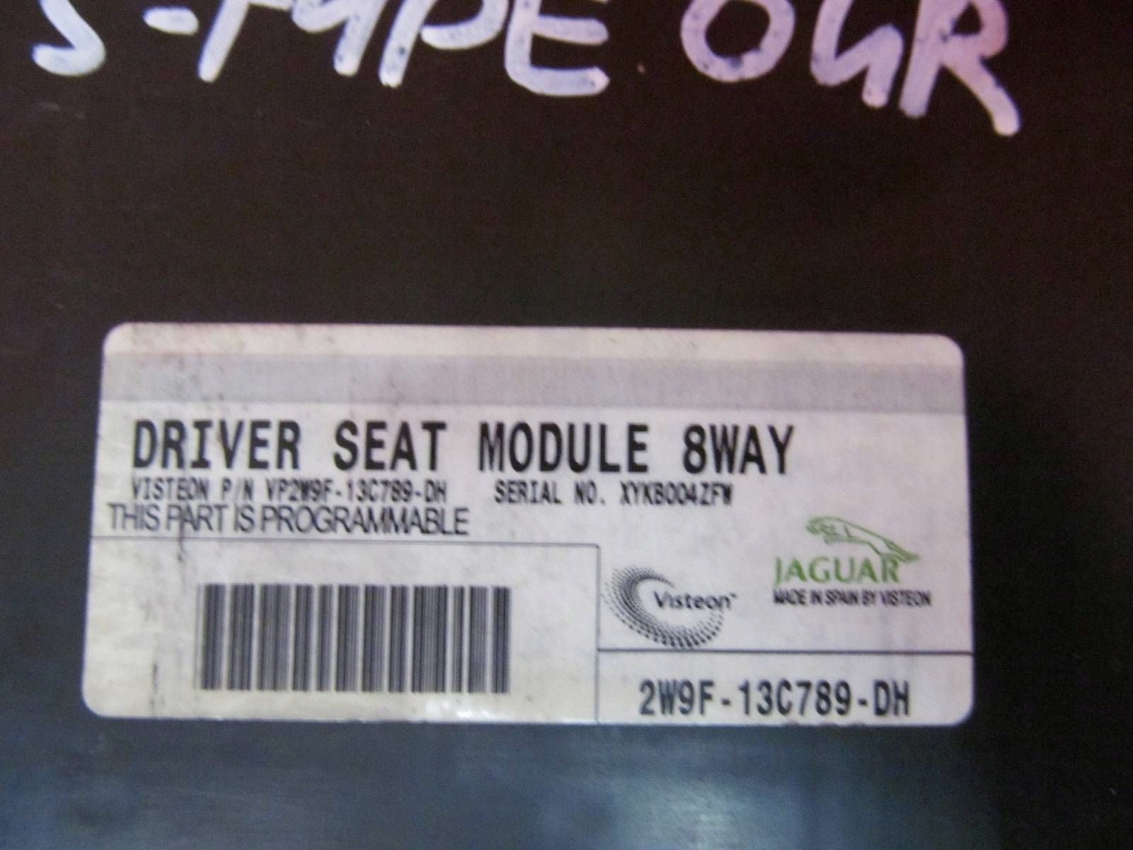 JAGUAR S-TYPE II X200 module control unit seat left front 2W9F-13C789-DH