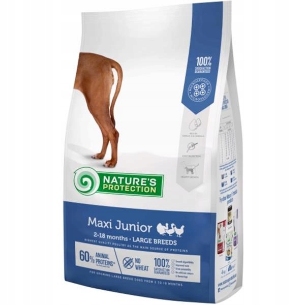 Levně Nature's Protection Dog Dry Junior Maxi 4 kg