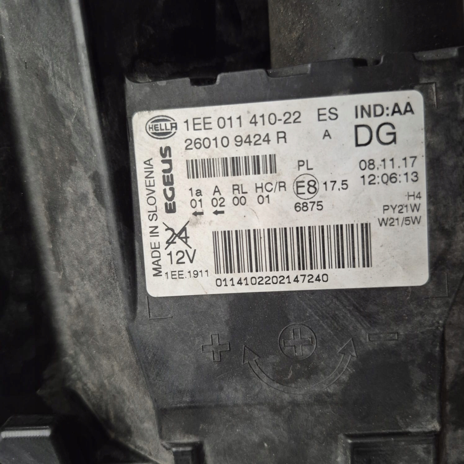 RENAULT TRAFIC III 3 14- light right front front 260109424R