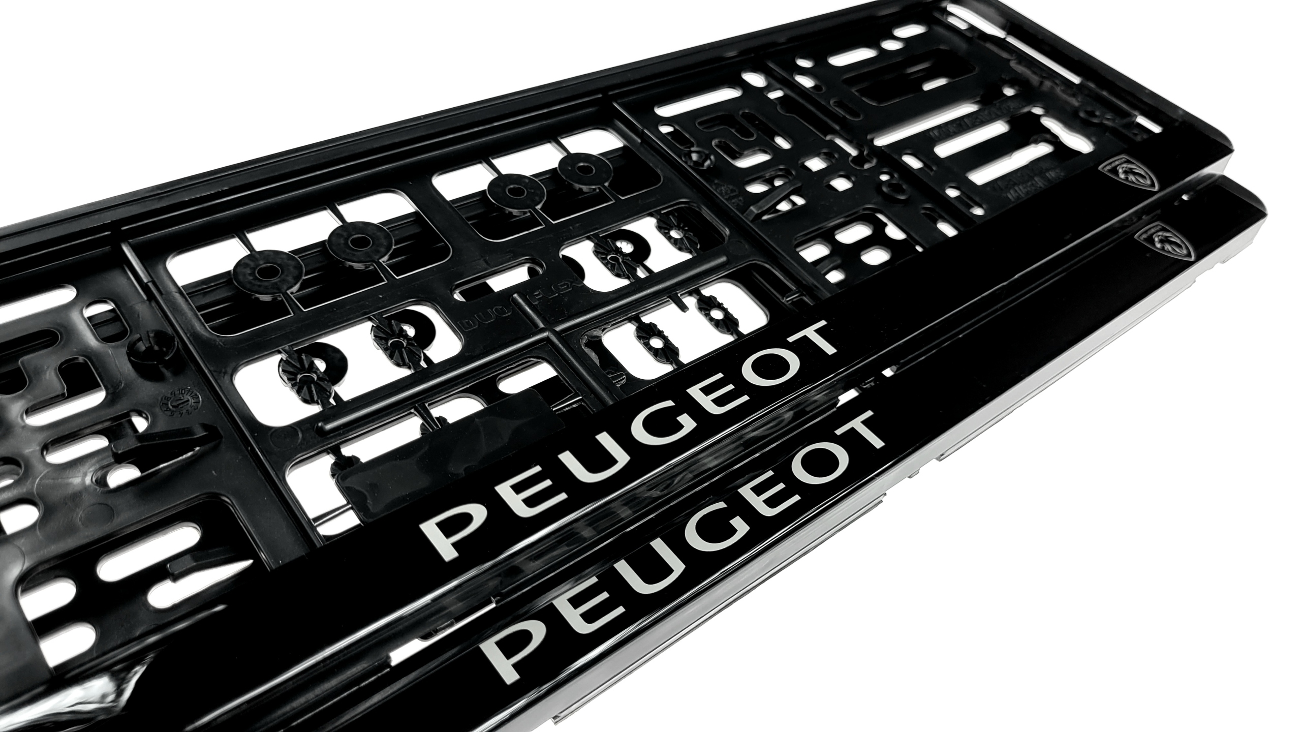 Ramki do tablic rejestracyjnych Peugeot Żelowe 2 sztuki