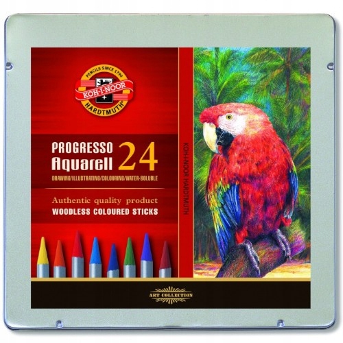 Pastelky Progresso Aquarel akvarelové 24 barev