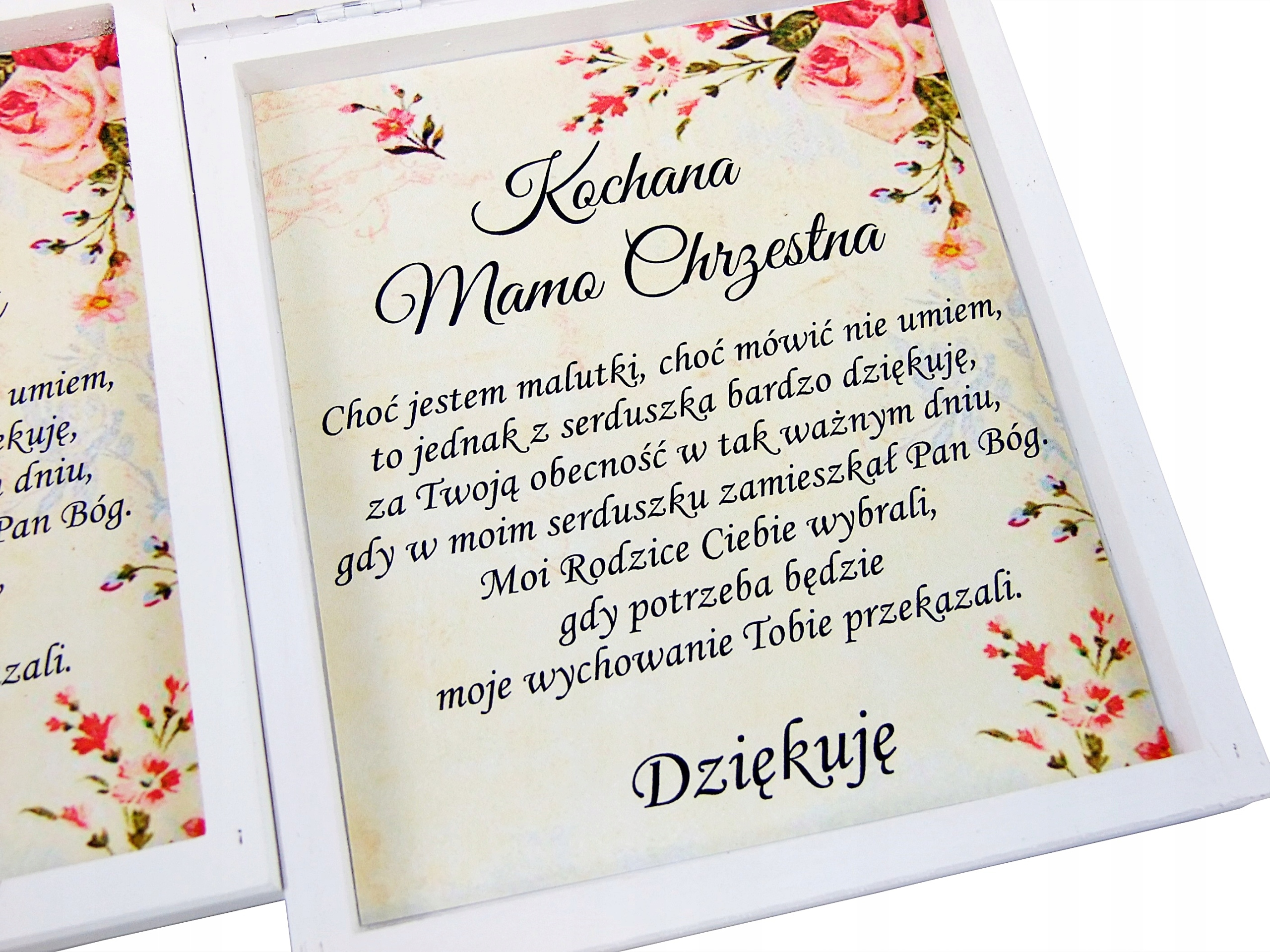 Chrzest Podziękowanie Dla Rodziców Chrzestnych