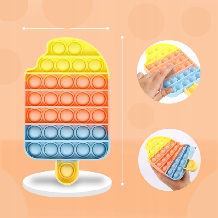 Push Bubble Pop It Zabawka Sensoryczna LÓD NA PAT. Marka Pop It