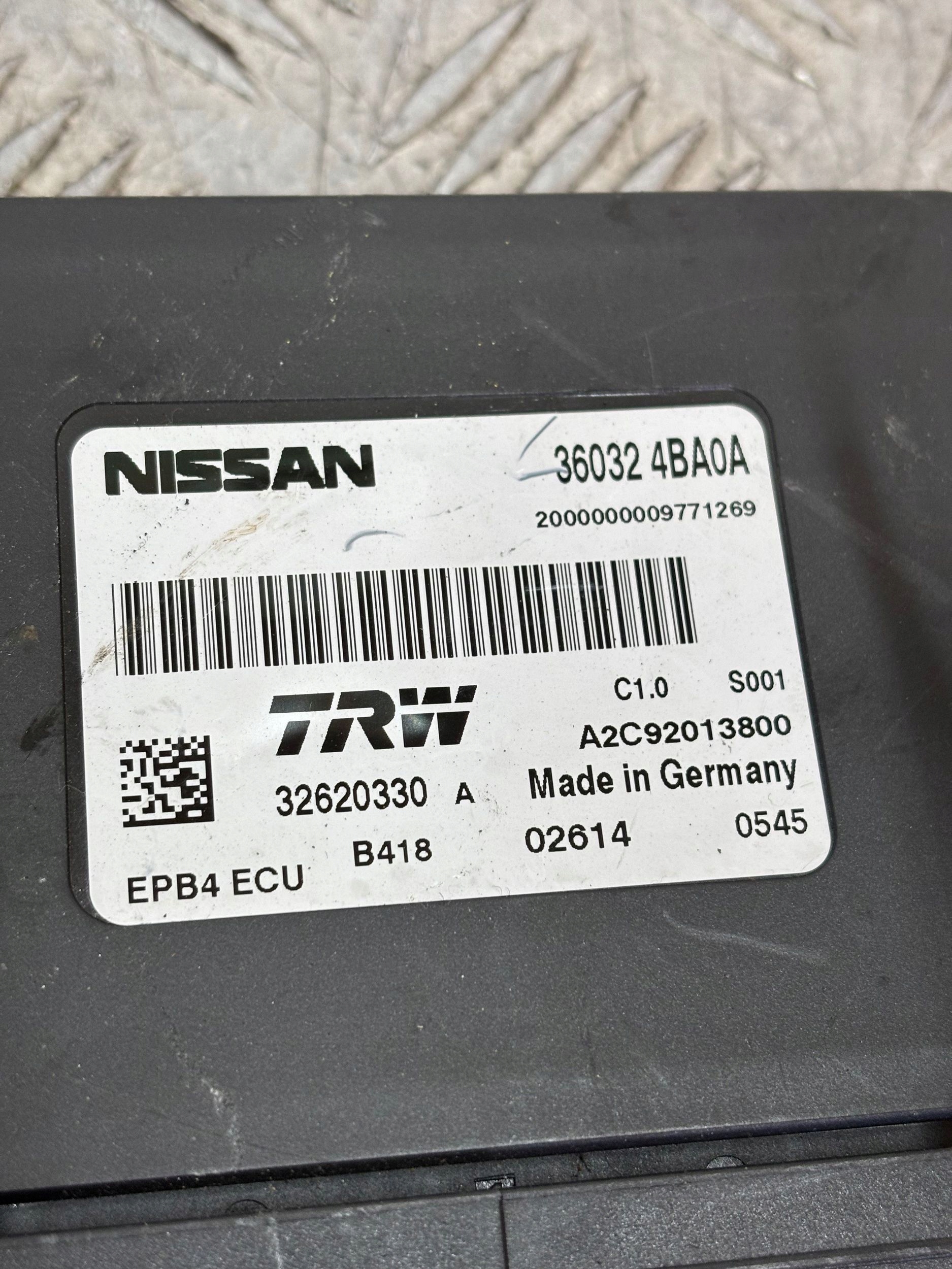 module electric brake Nissan Qashqai 360324BA0A