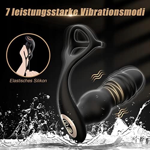 ANALVIBRATOR Dla Mężczyzn Wibrator Analny Z 7 Funkcjami Stymulacji Prostaty — miniatura 4