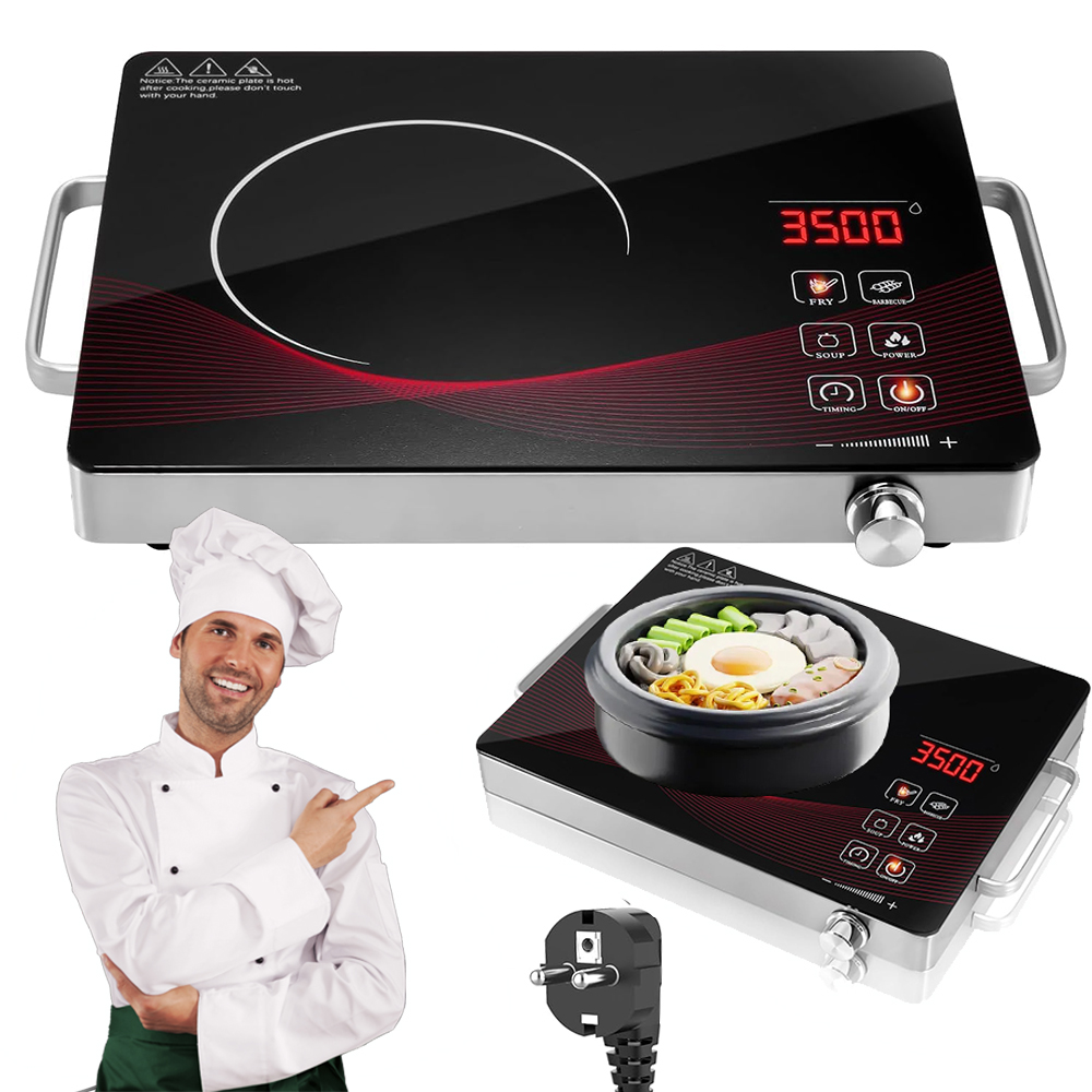 Kuchenka Indukcyjna Turystyczna Jednopalnikowa Mocna Precyzyjna Kontrola