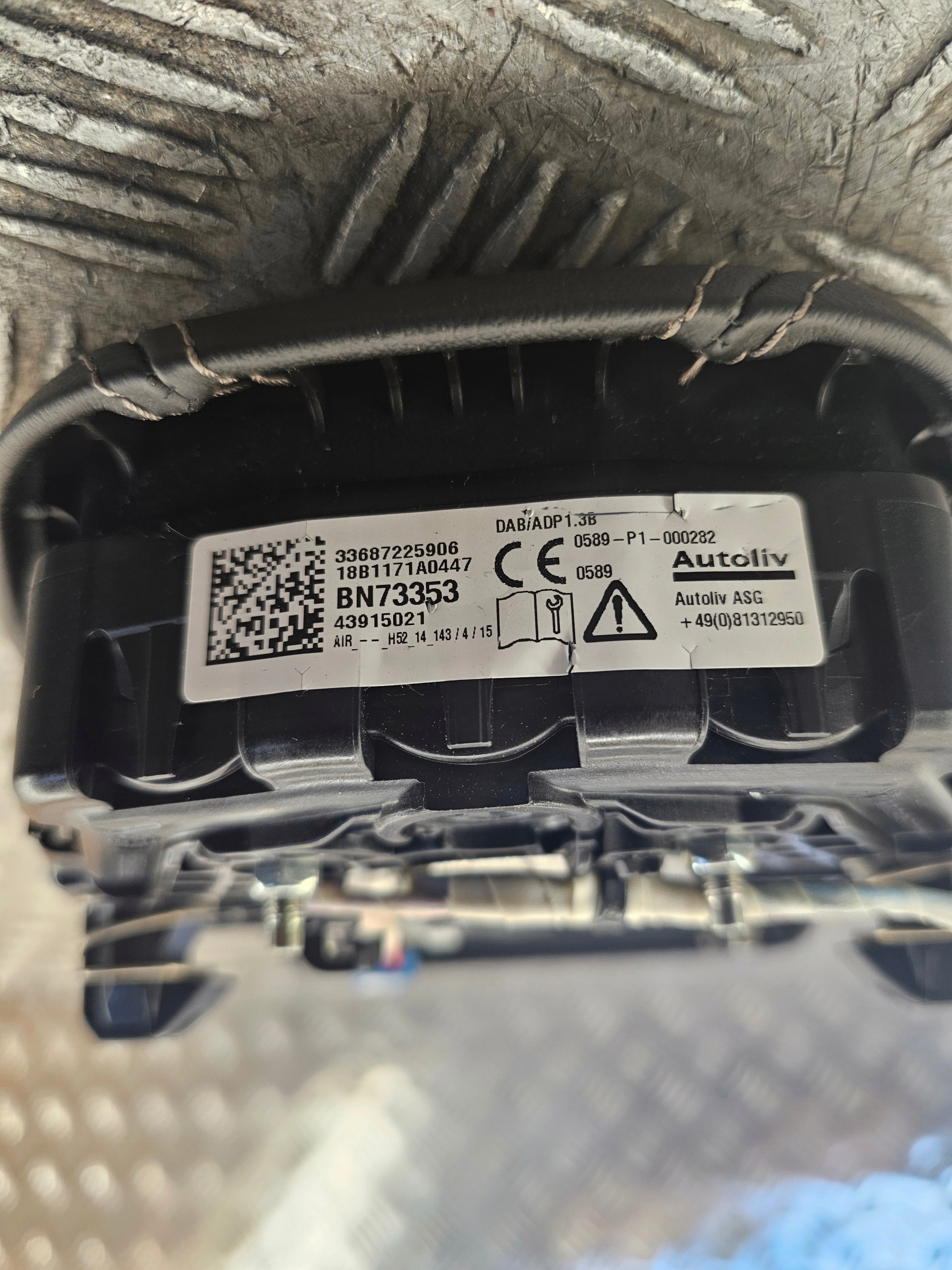 airbag driver´s BMW 5 (G30) 33687225906