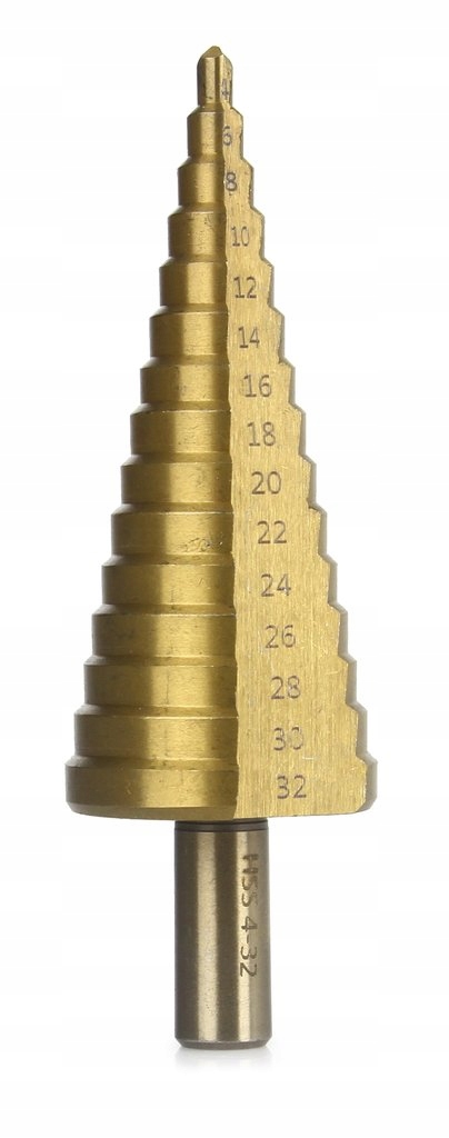 

Wiertło Stopniowe Do Metalu 4-32MM M22327