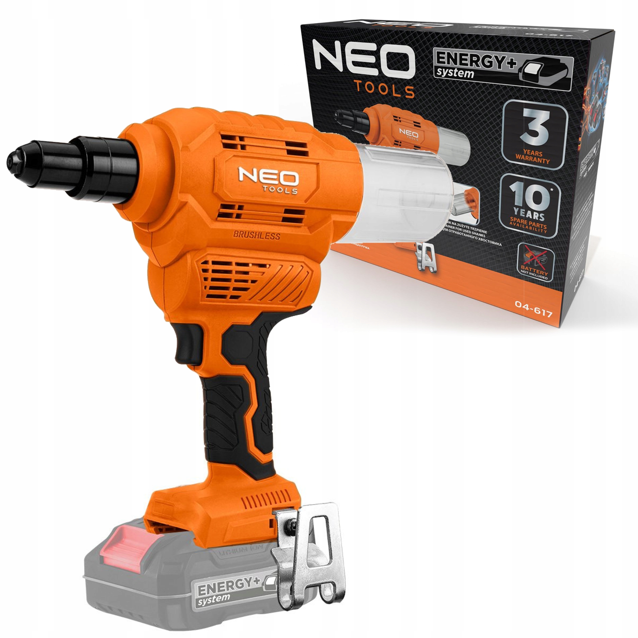 Neo Tools Nitovačka 18V Energy+ 04-617 Bez Akumulátora
