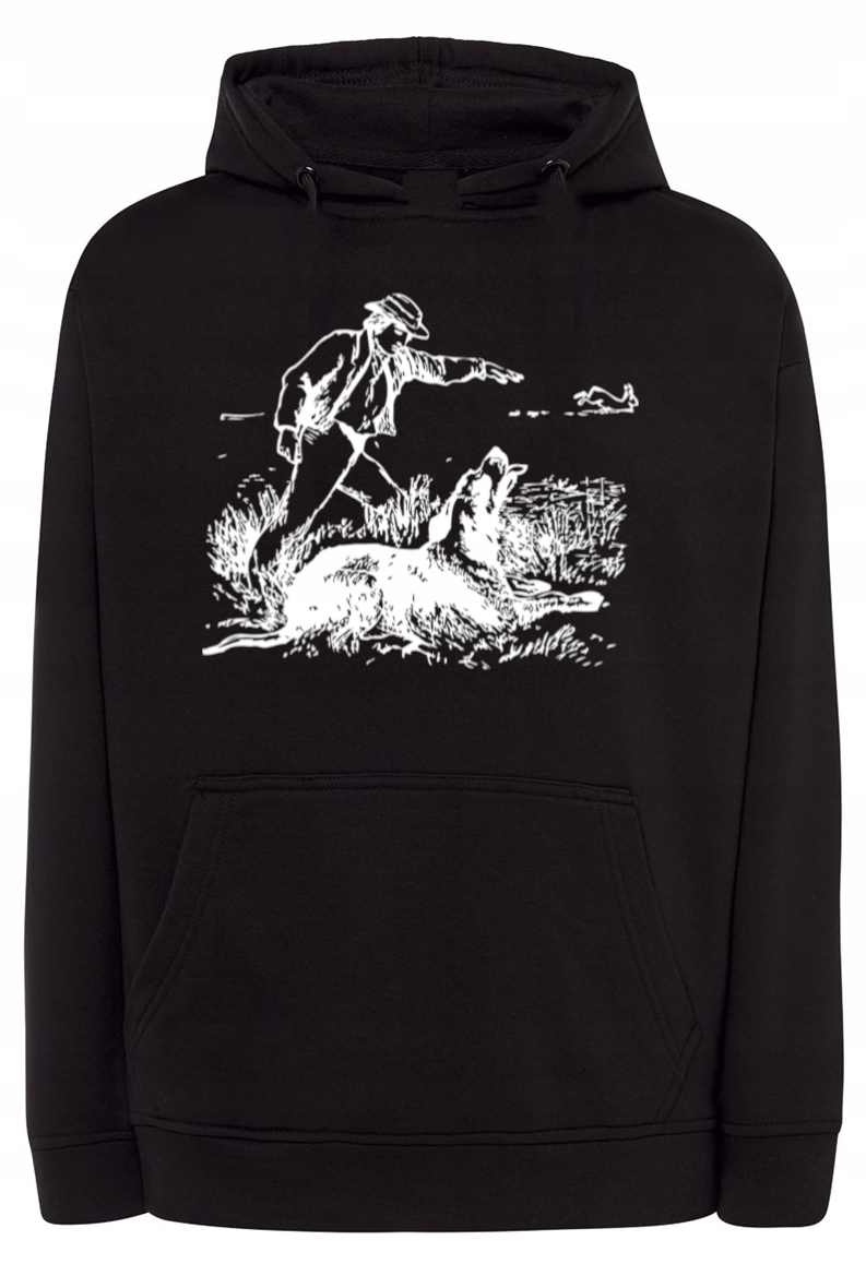 Mikina Lovecký potisk Pes Lov r.XXL