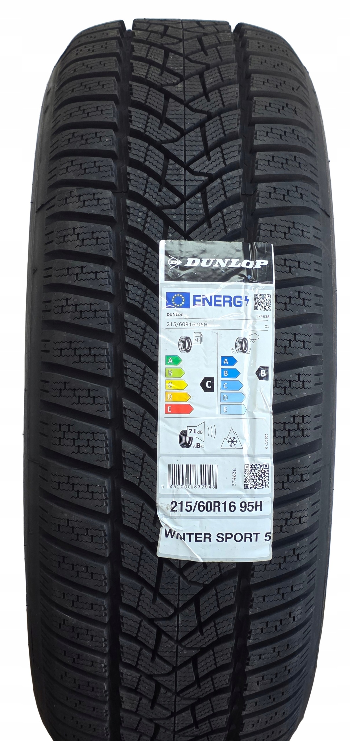 2x Dunlop Winter Sport 5 215/60R16 95H zimné Dot 2024 Nové