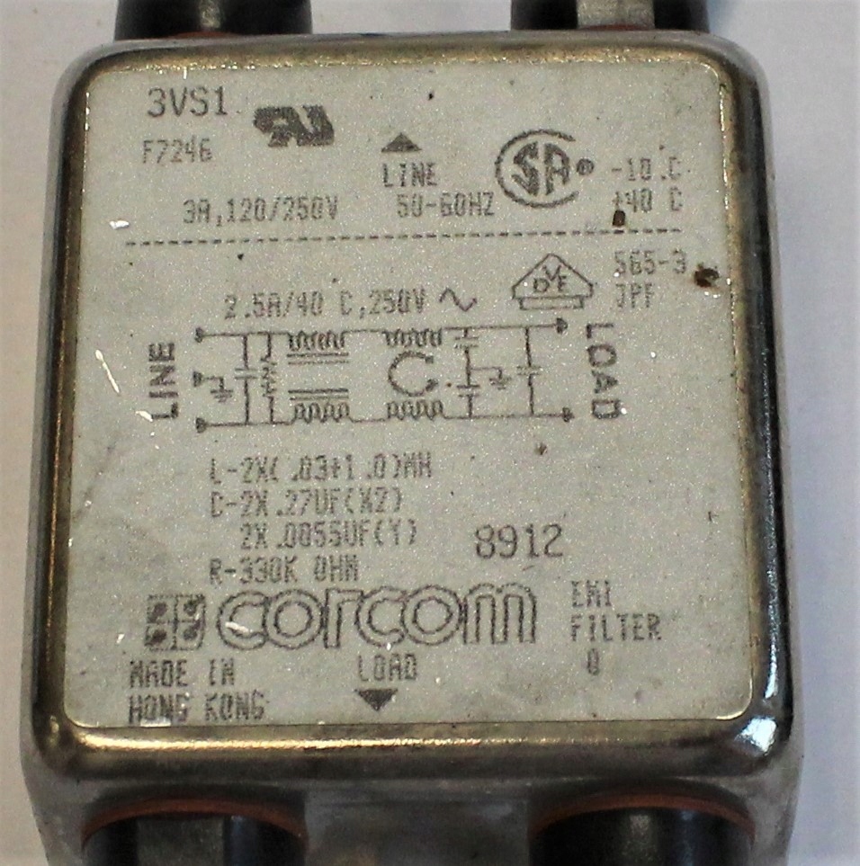 Filtr przeciwzakłóceniowy 3A 250V CORCOM Producent Inna