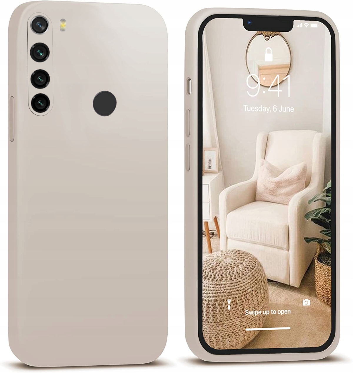 ETUI DO XIAOMI REDMI NOTE 8T SILIKON KOLOR + SZKŁO Dedykowany model Redmi Note 8T