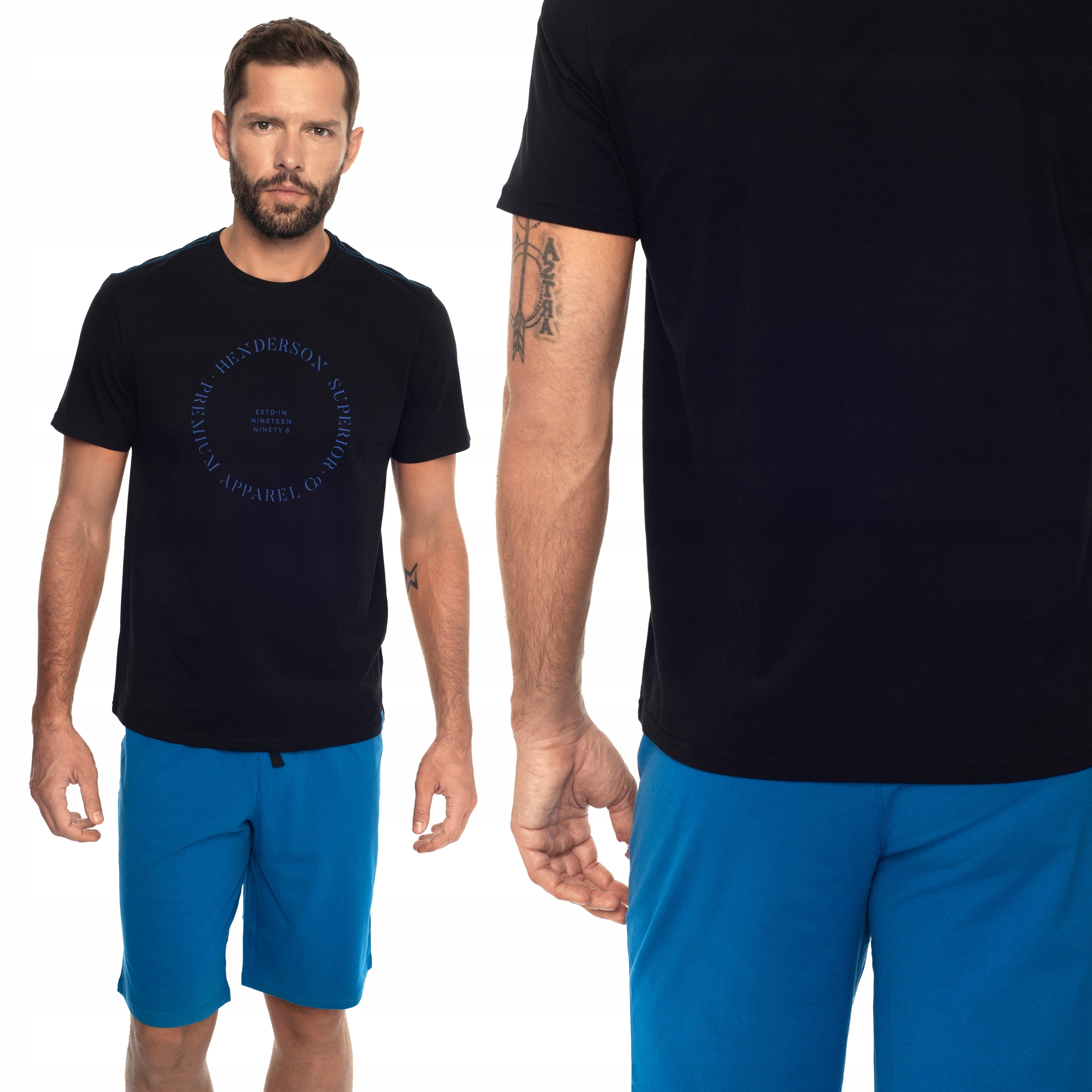 Pánské Pyžamo Henderson Earth s krátkým rukávem Bavlněné M