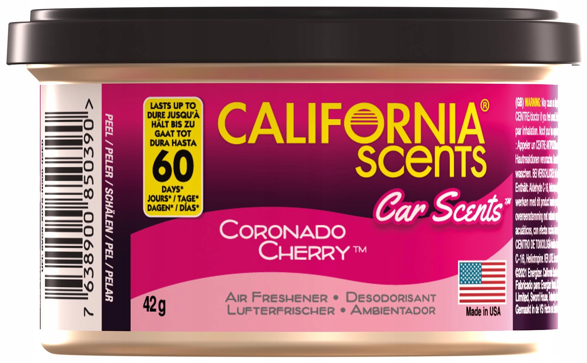 CALIFORNIA - CAR SCENTS - ZAPACH PUSZKA - CORONADO CHERRY